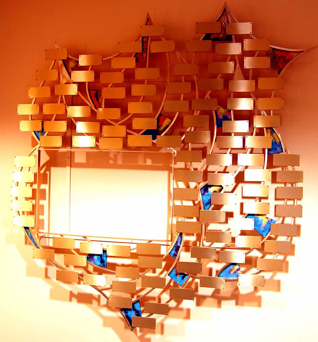 Donor Recognition Wall, Synagogue Donor Wall Designs