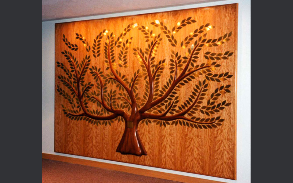 Tree of Life by David Klass of Synagogue Art: Temple Beth Emeth, Ann Arbor, MI