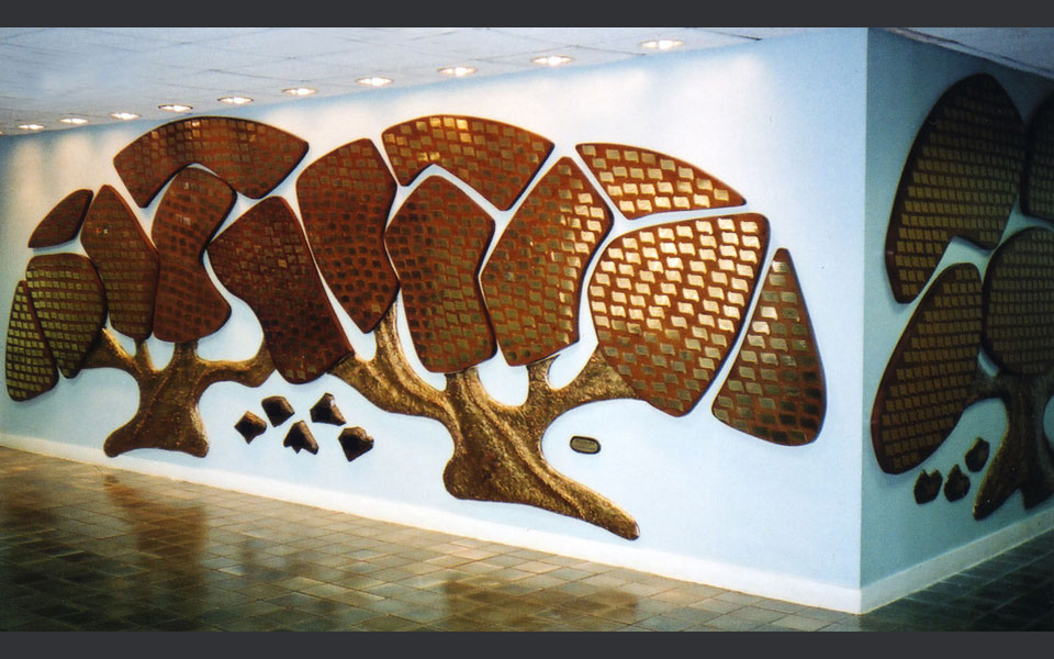 Tree of Life by David Klass of Synagogue Art: Bínai Israel, Toms River, NJ