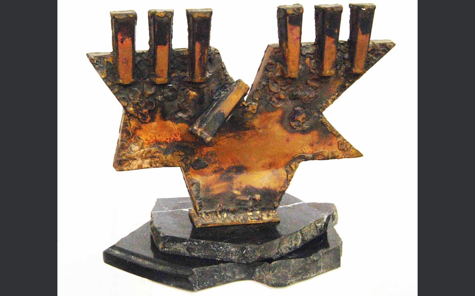 Holocaust Memorial by David Klass of Synagogue Art, Available