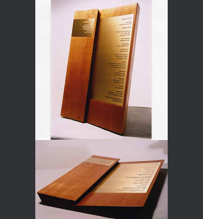 Donor Plaque, Synagogue Donor Wall Designs